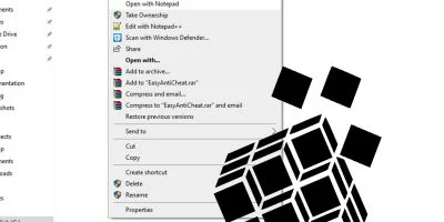 Agregar Abrir con el menú contextual del Bloc de notas Windows 10 Hero