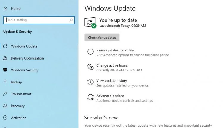 Buscar actualizaciones