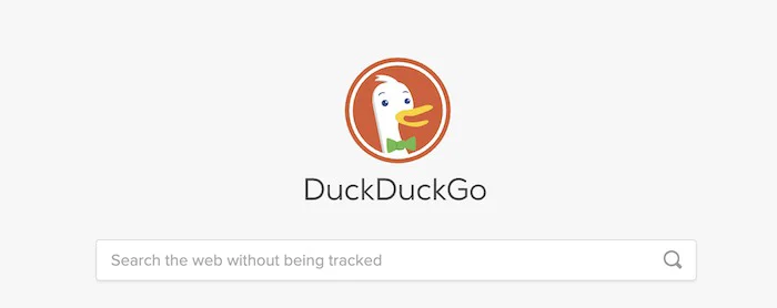Búsqueda de protección de correo electrónico de Duckduckduckgo