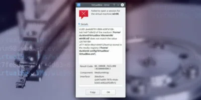 Cambiar el Uuid de Virtualbox destacado