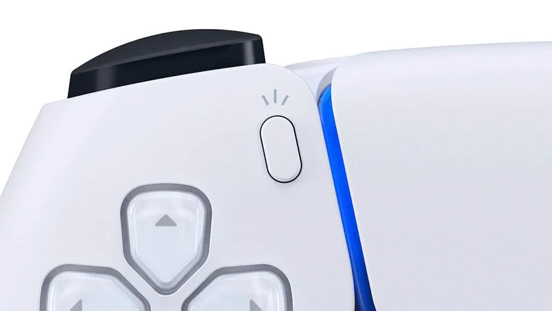 Cómo usar el botón Crear en el controlador PS5 DualSense
