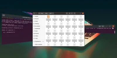 Comprimir archivos divididos en Ubuntu destacados