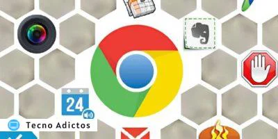 Cubierta de la barra de herramientas de extensiones de Chrome