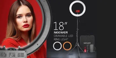 Destacado anillo de luz Neewer