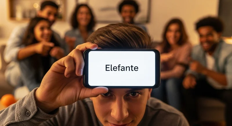 Joven sosteniendo smartphone con \