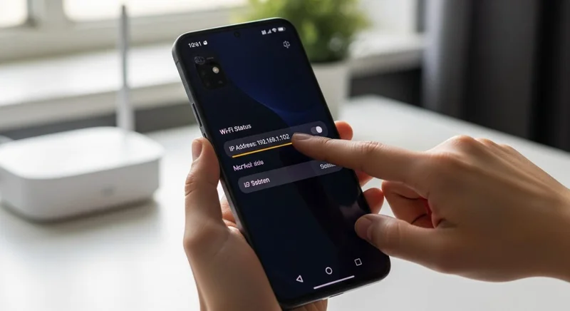 Manos sosteniendo un Xiaomi Redmi Note 13 Pro apuntando IP