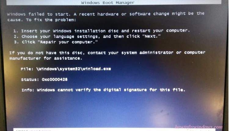 No se pudo verificar la firma digital de este archivo.