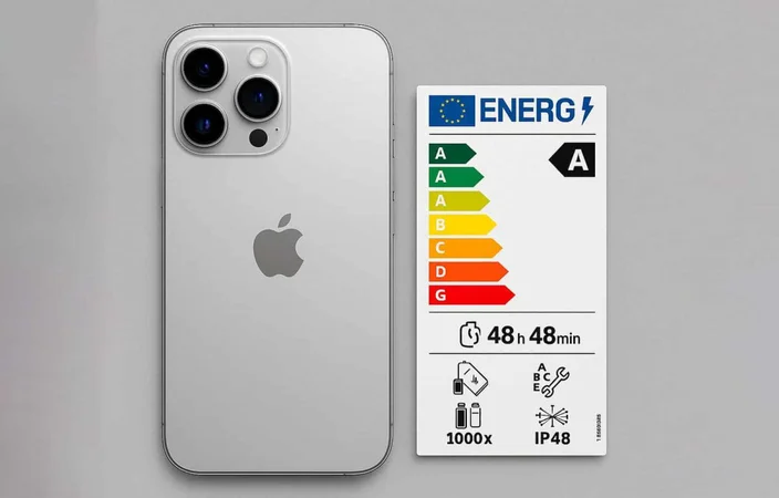 nueva etiqueta para iphone en europa