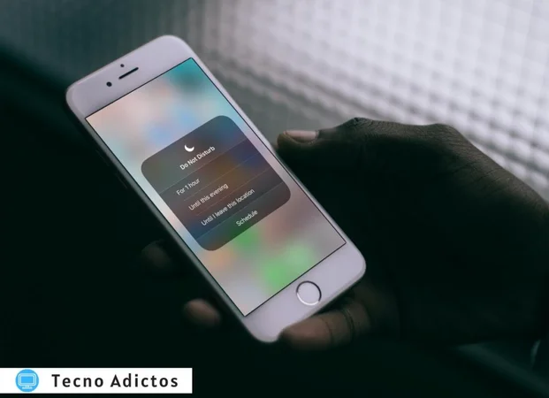 Opciones de No molestar de iPhone