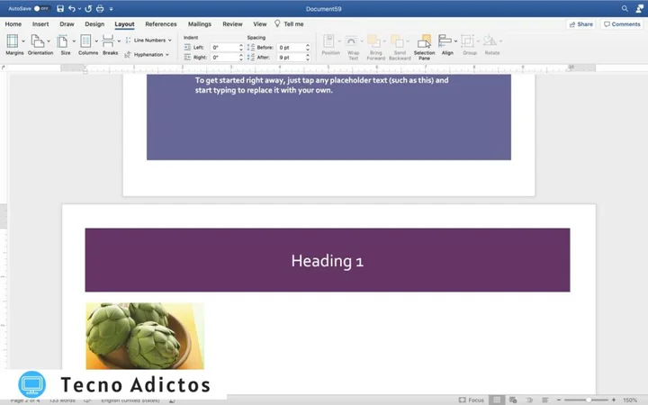 Word Mix Vertical Horizontal Páginas Documento Mac