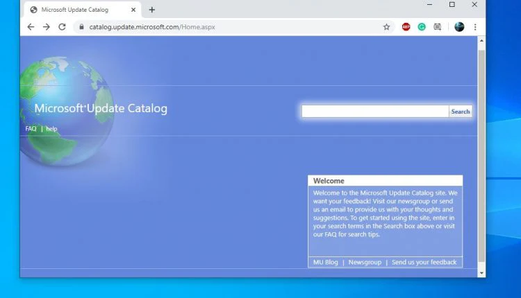 Descarga sin conexión de Windows 10 Update