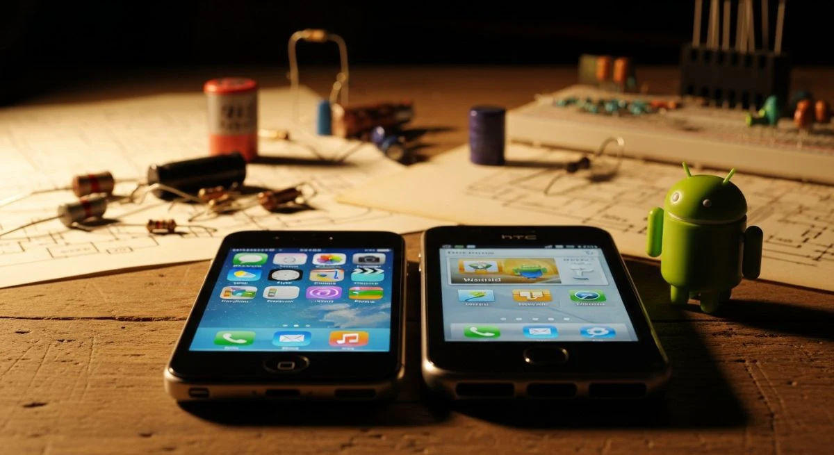 iPhone 2007 y HTC Dream 2008 en confrontación estratégica