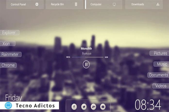 Las mejores pieles de Rainmeter para Windows 7 y 10
