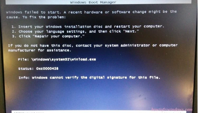 No se pudo verificar la firma digital de este archivo.