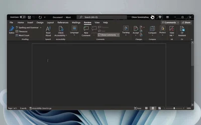 Por qué Microsoft Word es negro en su PC (y cómo solucionarlo)