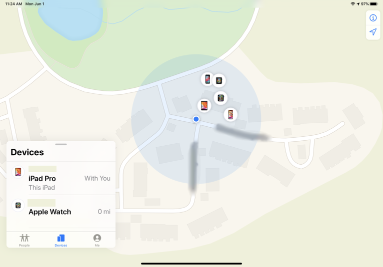 Encuentra un iPhone perdido en el mapa