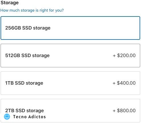 Cuánto cuesta el almacenamiento Mac Storage
