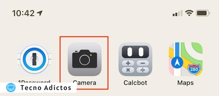 Cómo utilizar la pantalla de inicio de la cámara del iPhone