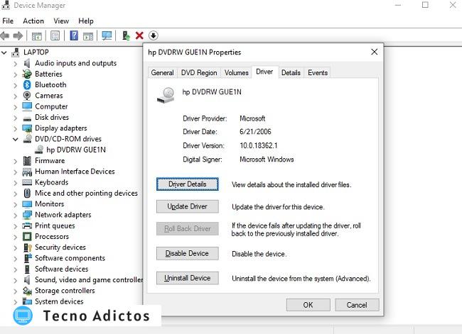 Controladores de la lista de verificación de actualizaciones de Windows 10