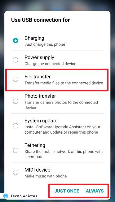 Qué hacer cuando Windows no reconoce la transferencia de archivos de su dispositivo Android