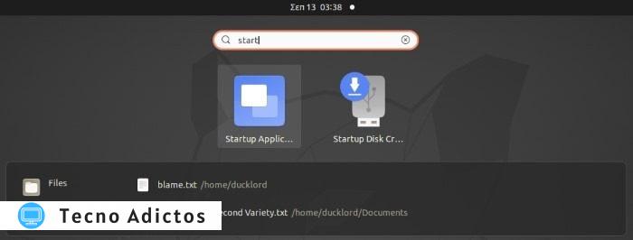 Administrar aplicaciones de inicio de inicio de Ubuntu