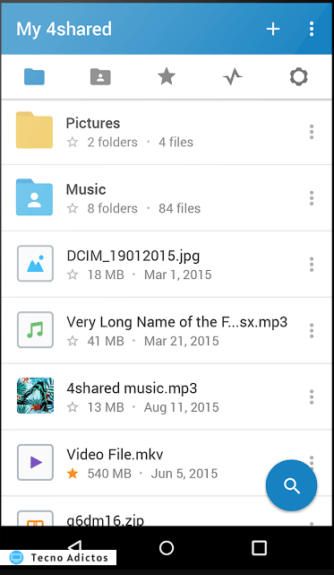 descargar-musica-gratis-aplicaciones-android-4shared