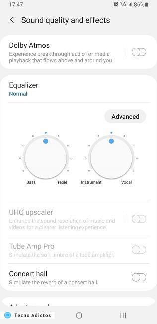 Cómo mejorar la configuración de sonido de Android Samsung Galaxy S9