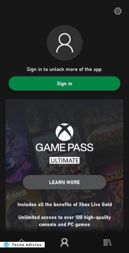 Iniciar sesión en Xbox Game Pass