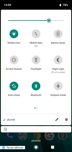 Activar la linterna en las notificaciones de Android