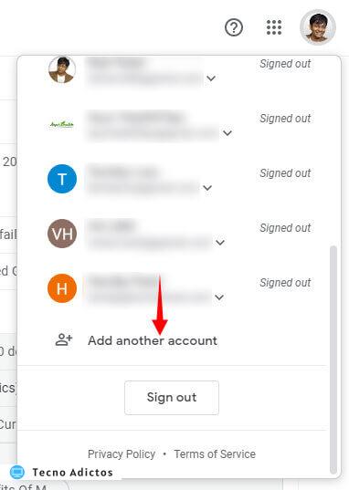 Agregar varias cuentas de Gmail