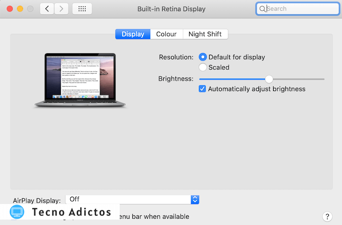 Cualquier configuración de color extrema o extraña puede evitar que macOS se muestre en un monitor externo. 