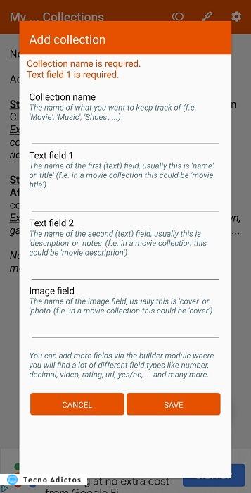Mejor colección para organizar aplicaciones de Android Tuyware Mycollections