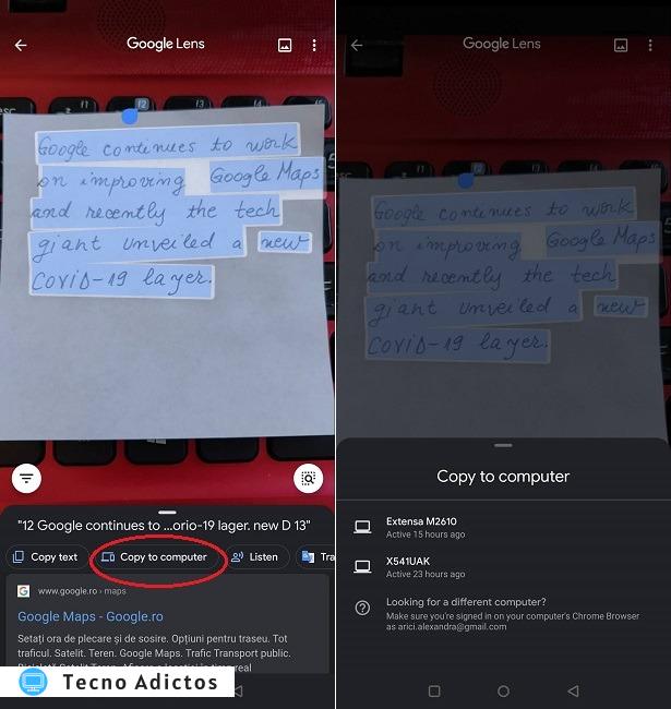 Seis funciones más de Google Lens para copiar texto por computadora