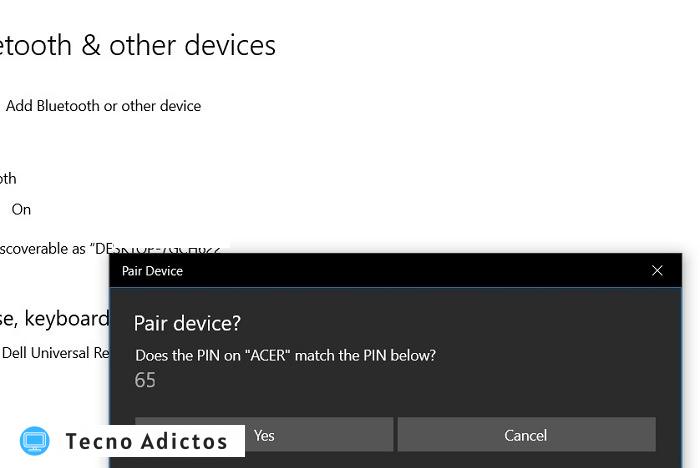 Conecte los números de PIN de las computadoras portátiles