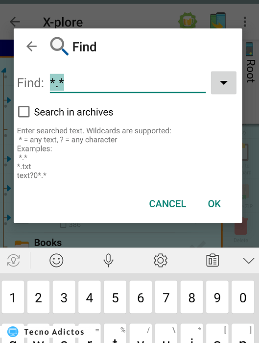 Dónde están mis descargas de Android Xplore Find