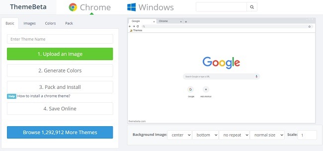 Cómo cambiar el color y el tema en Chrome Creator