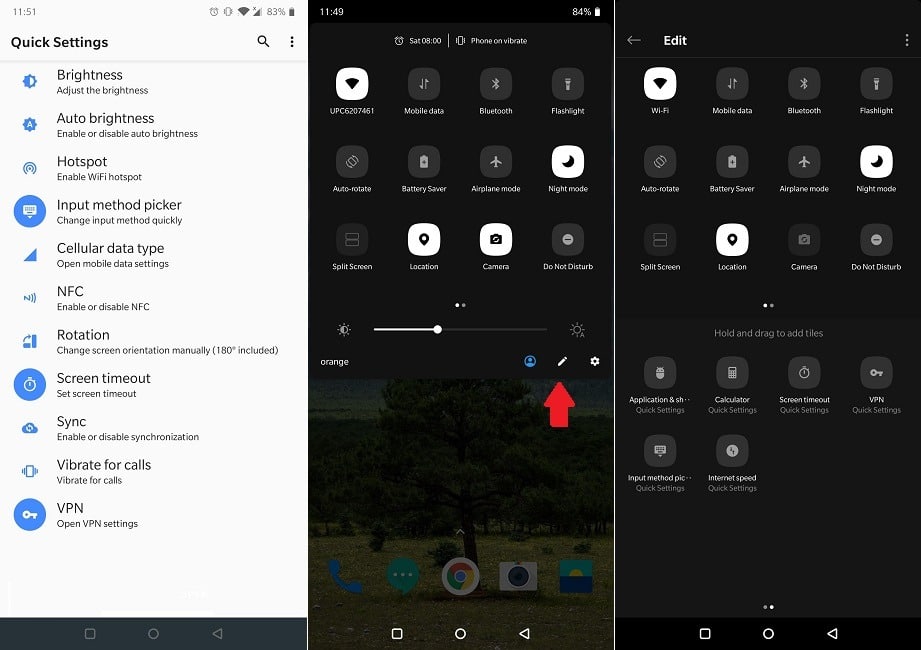 Las mejores aplicaciones de configuración rápida Android Simone Quick Settings