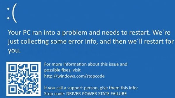 Cómo reparar el error de falla del estado de energía del controlador en el error de Windows 10