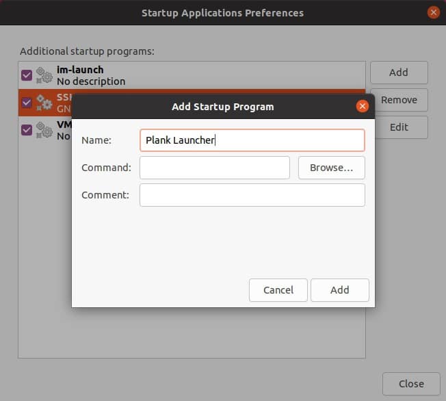 Cómo iniciar automáticamente aplicaciones de forma óptima con retraso en Ubuntu Nueva entrada y entrada de nombre