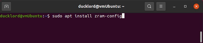 Acelere la instalación de Ubuntu Zram