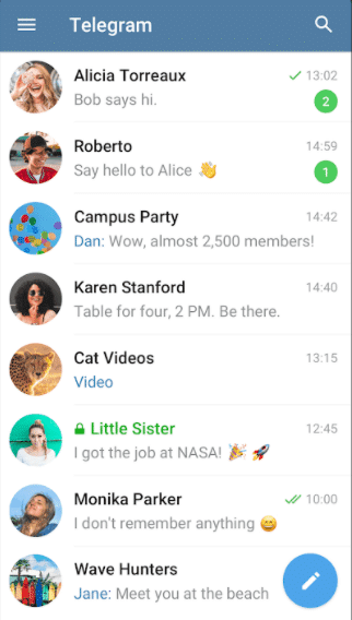 Las mejores alternativas de Whatsapp Telegram