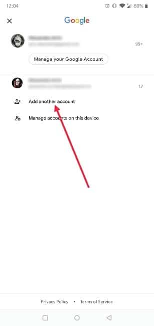 Cómo cambiar la cuenta de Google Aplicación de Gmail para Android Agregar otra cuenta