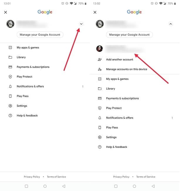 Cómo cambiar la configuración de Android de la cuenta de Google Google