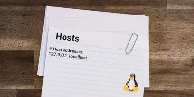 Editar archivo de hosts Linux destacado