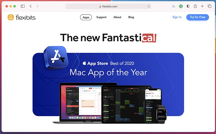 Las mejores aplicaciones de calendario Mac Fantastical