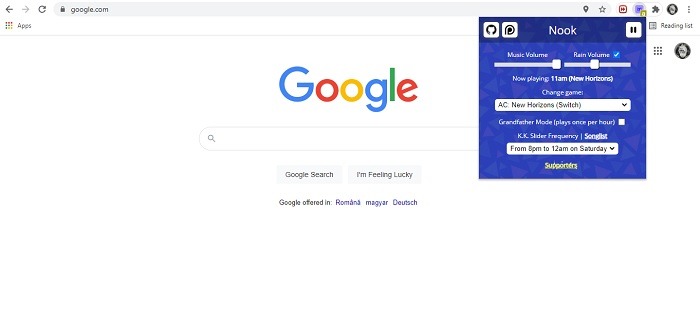 Las mejores extensiones de música Google Chrome Nook
