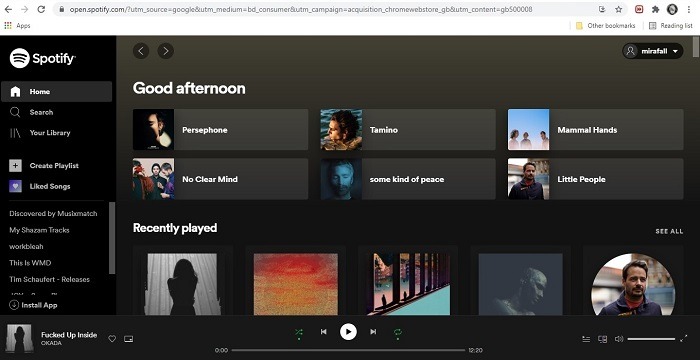Las mejores extensiones de música Google Chrome Spotify