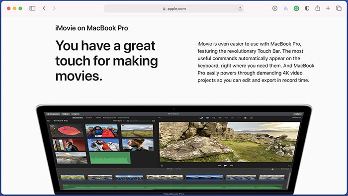 Mejores editores de video Mac Imovie
