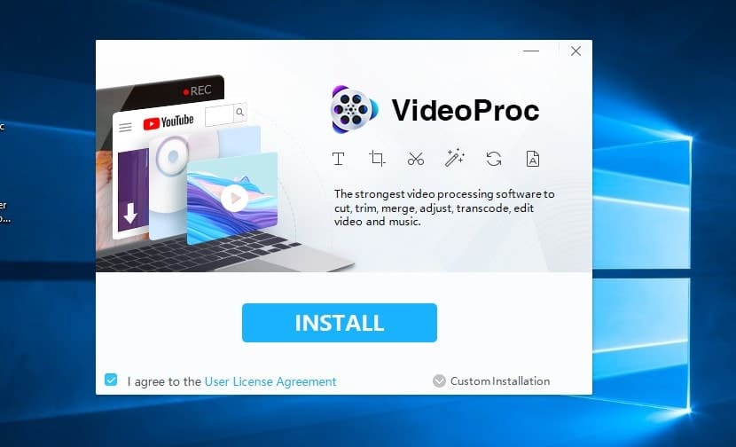 Instalación de VideoProc