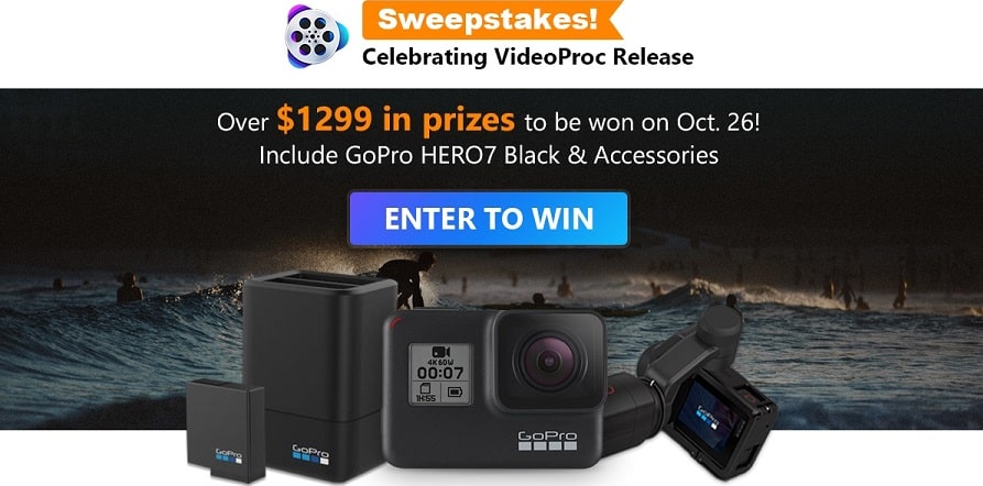 sorteos para ganar GoPro Hero7 y accesorios
